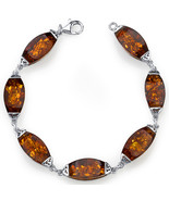 Sterling Silver Baltic Amber Gallery Bracelet - $231.48 CAD