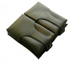 Vintage German army rubberised ammo double belt pouch military ammunition - £7.86 GBP+