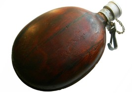 Vintage WWII Bulgarian Army &quot;Coconut&quot; canteen flask cask military world ... - £15.71 GBP