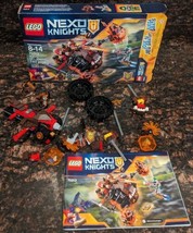 Lego #70313 Nexo Knights - Moltor’s Lava Smasher, As Is w/ Pieces Box Manual - £19.99 GBP