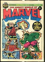 Mighty World Of Marvel #27 1973-DAREDEVIL-HULK-FANTASTIC FOUR-KIRBY-UK Comic Fn - £40.05 GBP