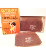 New Old Stock Vintage Chatterbox by Bonnie Doon Micro Stretch Nylon Stoc... - $25.65 CAD