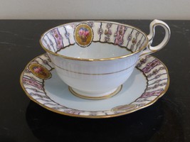 Rare Aynsley Bone China England Cup and Saucer Pattern 4509 - £42.60 GBP
