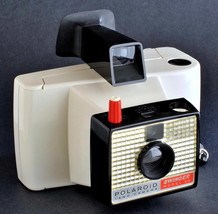 Polaroid Swinger Model 20 Land Camera in Hard to Find Tan Version Collectible - £19.77 GBP