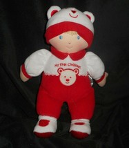 12&quot; Kids Preferred My First Christmas Baby Girl Red Stuffed Animal Plush Toy - £26.14 GBP