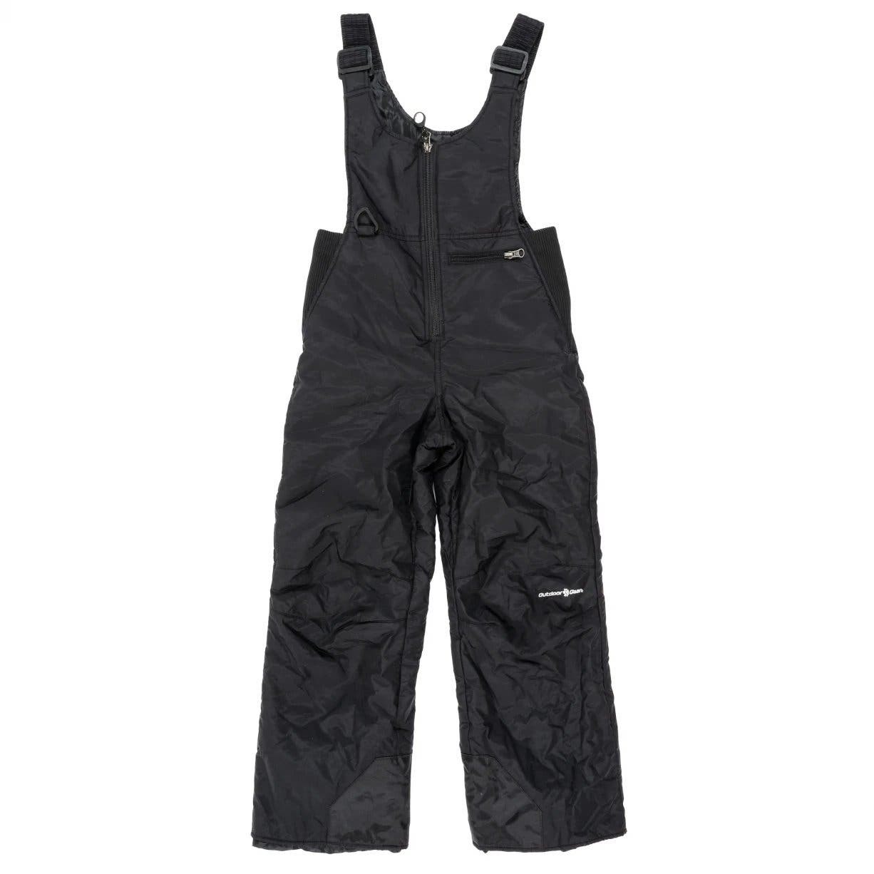 Primary image for Outdoor Gear Kids Peak Snow Bibs Ski Pants Black Large