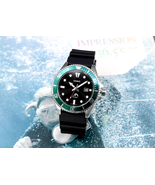 CASIO MDV-106B-1A3V Rotating Green Bezel Resin Band Diver - $138.25
