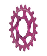 Single Speed Aluminum Cog - 20T, Compatible With 3/32&quot; Chains, Purple - $92.99