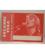 SUZANNE VEGA - VINTAGE ORIGINAL CONCERT TOUR CLOTH BACKSTAGE PASS - $10.00