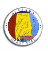 Alabama - 3.5&quot; State Seal - £2.12 GBP