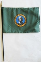 Washington - 8&quot;X12&quot; Stick Flag - £8.72 GBP