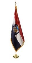 Missouri - 8&#39; Flag Presentation Set - £261.78 GBP