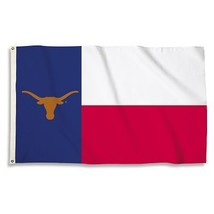 University of Texas (State Flag) - 3&#39; x 5&#39; NCAA Polyester Flag  - £22.13 GBP