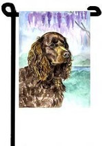 American Water Spaniel - 11"x15" 2-Sided Garden Banner - $25.13 CAD