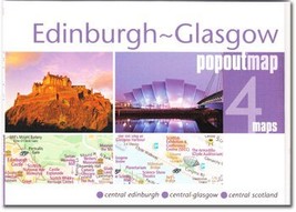 Edinburgh-Glasgow Popout Map - $8.34