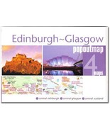 Edinburgh-Glasgow Popout Map - $11.43 CAD