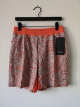 Nwt Lululemon Plvc Orange Multi T.H.E. Shorts 7&quot; Linerless Men&#39;s Large - £58.14 GBP