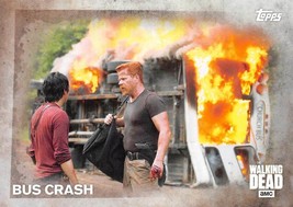 2016 Topps The Walking Dead #25 Bus Crash AMC  - $0.89