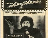 Cascade Showplace Comedy Club Advertising Mailer Grand Rapids Michigan 1986 - £14.24 GBP