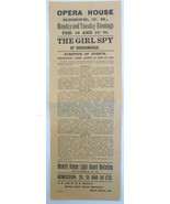 Keene NH Opera House broadsheet light guard civil war 1850's ephemera - €18,94 EUR Keene NH Opera House broadsheet light guard civil war 1850's ephemera - €18,94 EUR