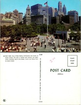 New York(NY) NYC Battery Park Castle Clinton American Flag Tourists VTG Postcard - £7.51 GBP