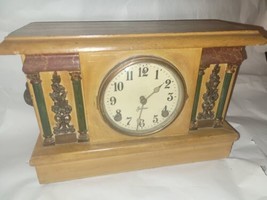 Antique Sessions Clock Company Mantle Clock...sell As Is  - $108.90