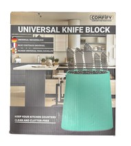 Knife Block for Kitchen -  Secure Stand for Holding Small &amp; Large Knives - BLUE - £21.91 GBP