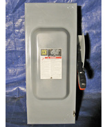 SQUARE D 100 AMP, 3 PHASE, 600 VAC FUSED HD DISCONNECT SWITCH (SQD CH363) ~ MINT - $499.99