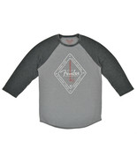 Lucky Brand Mens Heather Gray Fender Diamond Logo Raglan Shirt,  Small S... - £33.84 GBP