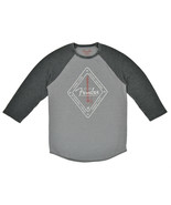 Lucky Brand Mens Heather Gray Fender Diamond Logo Raglan Shirt,  Small S... - £32.13 GBP