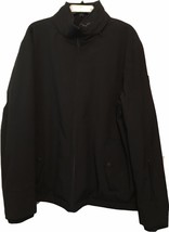 NWT TUMI L RFID blocking coat jacket hooded zip-up water resistant black... - $193.99