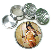 Egyptian Pin Up Girls D6 Aluminum Herb Grinder 2.5&quot; 63mm 4 Piece - £13.38 GBP