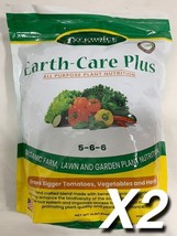 8lb Earth-Care PLUS Organic All Purpose Plant Nutrition 5-6-6 (2-4lb bags) - $11.88