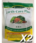 8lb Earth-Care PLUS Organic All Purpose Plant Nutrition 5-6-6 (2-4lb bags) - $16.17 CAD
