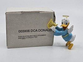 Vtg Disney Grolier DCA Donald Duck Angel Christmas Ornament #003906 With... - £12.78 GBP