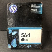 GENUINE HP 564 Black Ink Cartridge NEW OLD STOCK Exp May 2016 - £10.82 GBP