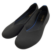 Dream Pairs Womens Knit Loafer Flats Shoes Sz 8.5 Black Slip On - £19.54 GBP