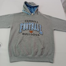 NEFF Carroll Football Bulldog Hoodie Men's Size Medium Gray Pullover Sweatshirt image 10