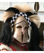 NauticalMart Hoplite Reenactment Greek Corinthian Helmet With Crest - $351.81 CAD
