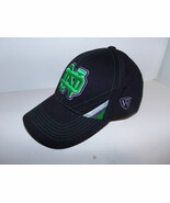Notre Dame NCAA Pace Top World One Fit Black &amp; Green Hat Cap Size O/S NEW - $557.75 MXN