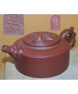 Vintage 2" Yixing Zisha Teapot Water Buffalo Vintage Chinese or Japanese... - $33.74