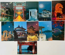 10 Vintage 1984 Beijing China Continental Size Postcards, 6&quot;x 4&quot; With Fo... - $15.79