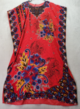 Gold Coast Cover Up Women&#39;s One Size Multi Floral Paisley Polyester Roun... - $23.08