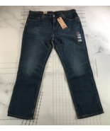 Levi&#39;s Jeans Mens 40x30 511 Slim Fit Blue High Rise Zip Fly Stretch Denim - £29.17 GBP