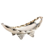 Vintage Silver Oval Centerpiece Footed Bowl 800 Silver Decorative Tablew... - $16,596.22 MXN