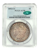 1892-CC $1 PCGS/CAC AU58 - £1,597.35 GBP