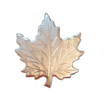 Vintage Silver Tone Maple Leaf Brooch - £7.85 GBP