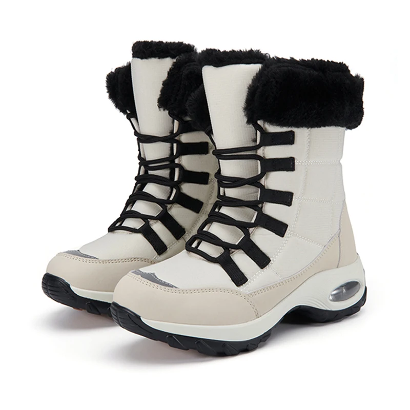 Moipheng 2024 Platform Boots Winter Shoes Women Snow Boots Platform Keep Warm An - £208.67 GBP