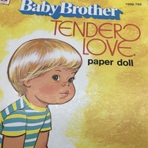 Paper Doll Uncut Baby Brother Tender Love 1977 Whitman - £13.29 GBP