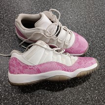 2013 Nike Air Jordan 11 XI Retro Pink Snakeskin Low 580521 108 Size 5.5 youth - £36.31 GBP